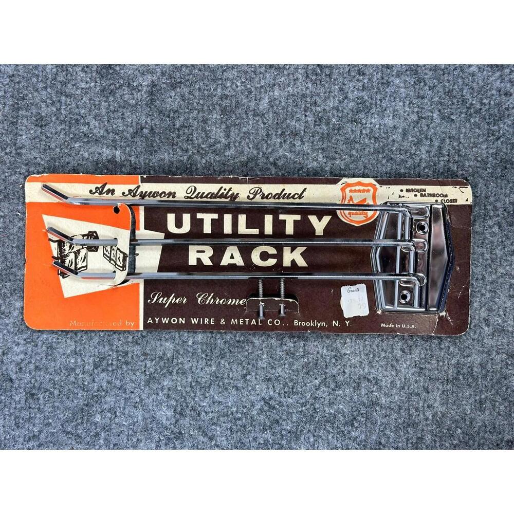 Vintage Aywon Wire & Metal Utility Hanging‎ Rack